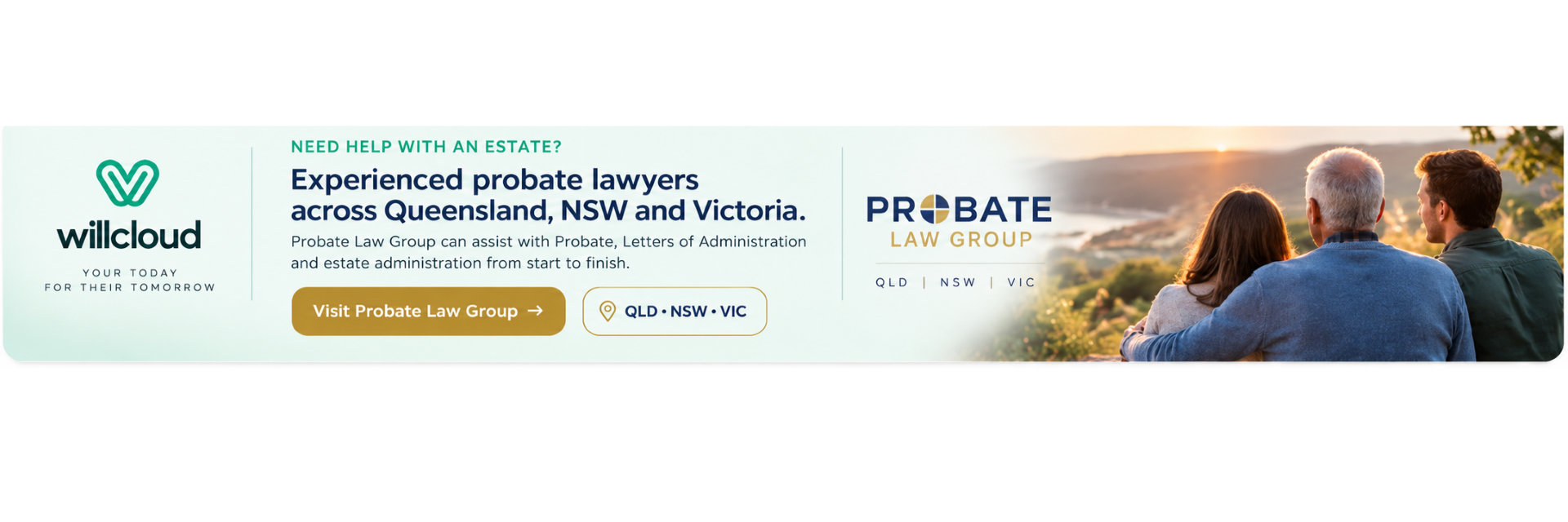 Need help with an estate? Experienced probate lawyers across Queensland, NSW and Victoria. Visit Probate Law Group.